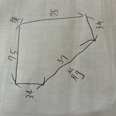 真っ白なテレビ台の画像
