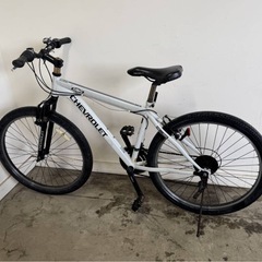 A-167△ 岐阜発/ CHVROLET/ シボレー/ マウンテンバイク/ 3×6段変速/ 自転車/ サドル破れあり/ 走行確認/ 現状品/ R7.2/7 △の画像