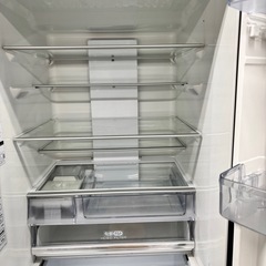 656 AQUA 木目調大型冷蔵庫　458L 408L強　小型　家庭用　自動製氷の画像