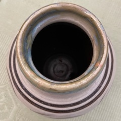 🏺①沖縄やちむん？　大きめ花瓶　焼物　壺　陶器　　陶芸品🏺の画像