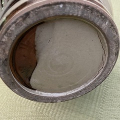 🏺①沖縄やちむん？　大きめ花瓶　焼物　壺　陶器　　陶芸品🏺の画像
