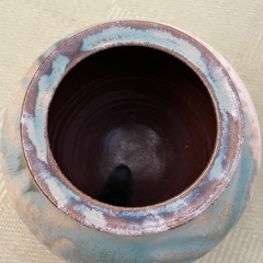 🏺②沖縄やちむん？　大きめ花瓶　壺　焼物　陶器　陶芸品🏺の画像