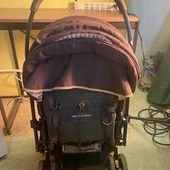 ※ ②　ベビーカー　Combi コンビ メチャカルハンディ エッグショックDF　ブラックノワール　1ヶ月〜36ヶ月頃までの画像