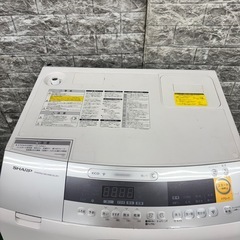 653 シャープ　ドラム式洗濯機　10/6kg 乾燥機能付き　小型　家庭用の画像