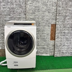 653 シャープ　ドラム式洗濯機　10/6kg 乾燥機能付き　小型　家庭用の画像