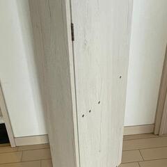 ニトリ トイレ収納(トゥール ホワイトウォッシュ)の画像