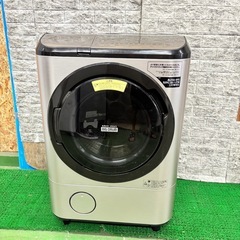 652 日立　ドラム式洗濯機　大容量12/7kg 乾燥付き　左開き　小型　家庭用の画像