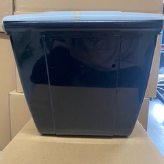 VING front Boxバイク用サイドバック　黒グレーの画像