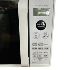 【美品】SHARP シャープ 電子レンジ RE-F161-W 2022年製◇フラットテーブルの画像
