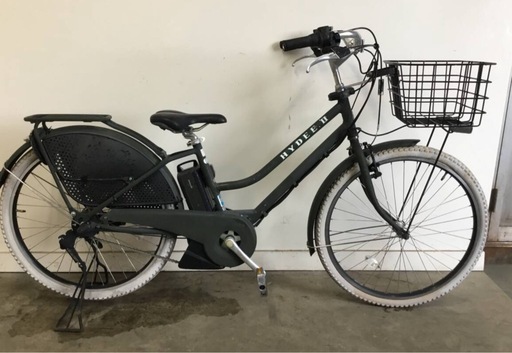 A-168（S）岐阜発　BRIDGESTONE 電動アシスト自転車/26インチ/バッテリー8.7Ah/走行確認/充電器なし/キズあり/現状品　R6 10/19 1.8