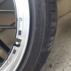 最終値下げカッコいい夏用タイヤホイールセットの画像