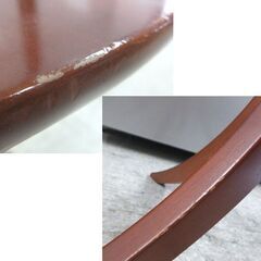 INTERIOR CENTER カンディハウス サイドテーブル 円形 直径45m コーヒーテーブル 丸 花台 ラウンドテーブル インテリアセンター 屯田店の画像