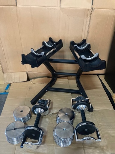 M03　Lyshin 可変式ダンベル 64キロ 32キロが2つ