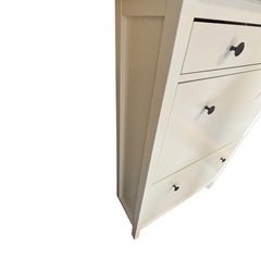 IKEA イケア　HEMNES ヘムネス シューズラック　靴収納用キャビネット 2コンパートメントの画像