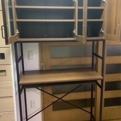 木製キッチンラックの画像