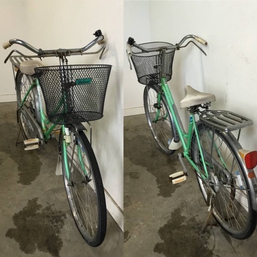 A-169　△ 岐阜発/ TSUNODA/ ツノダ/ レトロ自転車/ young star/ 26インチ/ ロッドブレーキ/ タイヤひび割れあり/ 現状品/ R6.10/31 △