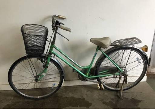 A-169　△ 岐阜発/ TSUNODA/ ツノダ/ レトロ自転車/ young star/ 26インチ/ ロッドブレーキ/ タイヤひび割れあり/ 現状品/ R6.10/31 △