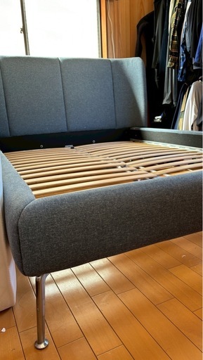 IKEAダブルベット　マットレス付き