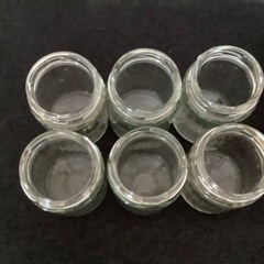 瀬戸内ジャムガーデン　ガラス製空き瓶　空瓶　7個　てんとう虫の画像