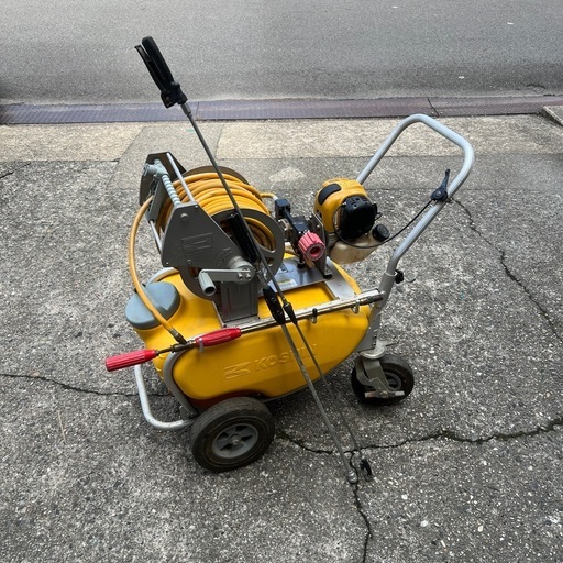 早いもの勝ち！ エンジン始動OK! エンジン式小型動噴霧 ガーデンズプレーヤー 50L