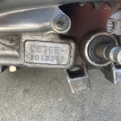 ホンダ　R&P　CY50。 メーター11087km　CE75E-エンジン付き　鍵２本の画像