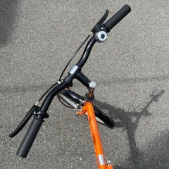 早いもの勝ち！ 20インチ 折りたたみ自転車 フィールドチャンプ オレンジ 保管品 の画像