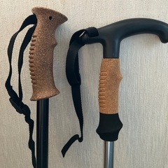 登山ストックの画像