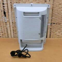 セラミックヒーター 2011年製 TS-123 テクノス 足元に 電気ヒーター 白 ホワイト 札幌市 西野店の画像