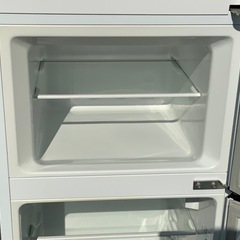 【Hisense 2ドア冷蔵庫 HR-B1201】2016年製 中古 クリーニング済み（W48.1×D51×H118cm）の画像