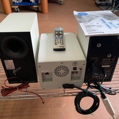 Panasonic ミニコンポセット・SA-SX400・SB-SX400・SB-FA400 ・SDステレオシステム※CDステイが開きません。の画像