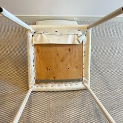 大塚家具　椅子　ホワイトの画像