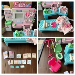 リカちゃん 病院 セット品の画像