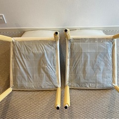 大塚家具　ダイニングチェア　2脚　ホワイトの画像