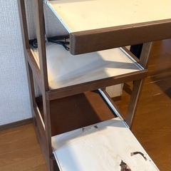 カリモク　レンジ台　キッチン収納　収納ボックスの画像