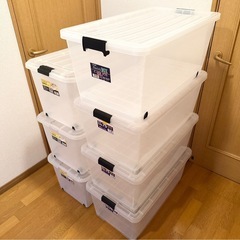 衣装ケース プラスチック 収納ボックス まとめ売りの画像
