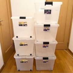 衣装ケース プラスチック 収納ボックス まとめ売りの画像