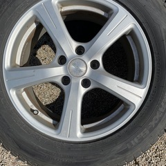 スタッドレス ハリアーダンロップ SJ8■225/65R17■スタッドレスタイヤホイールセット の画像