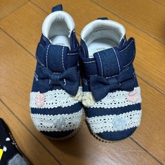 14cm ベビーシューズ 【おまけ靴下】の画像