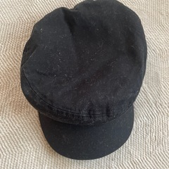 ブラック ワークキャップの画像