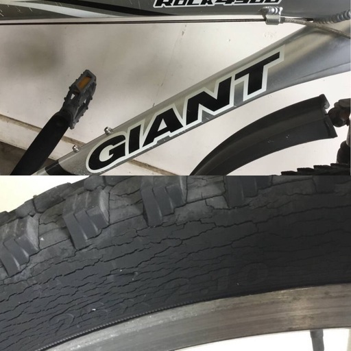 A-174△ y 岐阜発/ GIANT/ Rock4500/ マウンテンバイク/ 3×7段変速/ 26インチ/ 走行確認/ タイヤひび割れあり/ 現状品/ R7.4/22 △