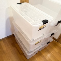 衣装ケース プラスチック 収納ボックス まとめ売りの画像
