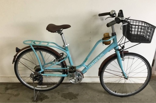 A-175△ y 岐阜発/ MOMENTUM/ 26インチ/ 自転車/ 7段変速/ ママチャリ/ 走行確認/ 傷等あり/ 現状品/ 管04b/ R7.4/6 △