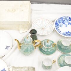 在庫のこり1セット！ ★限定入荷★  掘り出し物！I★HAYASHI ハヤシ ORIGINAL ROYAL NOBLE 橘吉 等 食器 お皿 ティーカップ まとめ★の画像