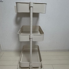 【美品】3段スチールラックの画像