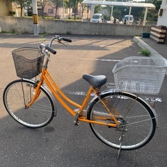 【お引取り限定】★子供用自転車／ブリヂストン／26インチ　黄色（川崎） お引取り限定】☆子供用自転車／ブリヂストン／26インチ 黄色