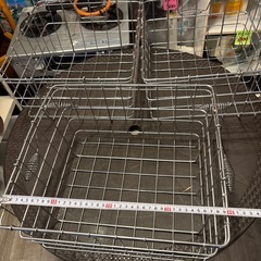 給食カゴ・食器入れカゴ　3個セットの画像