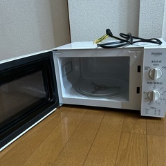 【美品】白【HAIER】電子レンジの画像