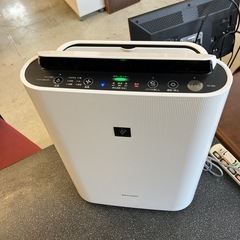 K2510-019 SHARP 加湿空気清浄機 KC-N50-W プラズマクラスター ホワイト 2023年製 動作確認済み キズ汚れ有りの画像