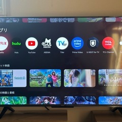 TCL43インチ 4K液晶テレビ 2022年モデルの画像