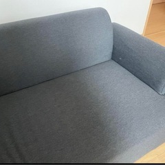 美品　IKEA ソファ　グレー　ダークグレーの画像